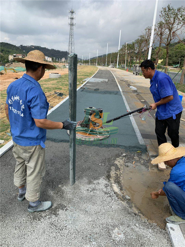 廣汕公路一標透水混凝土