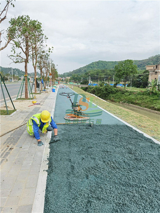 廣汕公路一標透水混凝土